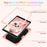 For iPad 10.2 (2021) / (2020) / (2019) Case PC + Silicone Tablet Cover with Cat Kickstand / Shoulder Strap - Rose Pink - 2