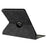 For Samsung Galaxy Tab A7 10.4 (2020) Case Rotating Stand Card Holder Smile Imprinted Microfiber Leather Tablet Cover - Black - 3