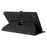 For Samsung Galaxy Tab A7 10.4 (2020) Case Rotating Stand Card Holder Smile Imprinted Microfiber Leather Tablet Cover - Black - 4