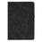 For Samsung Galaxy Tab A7 10.4 (2020) Case Rotating Stand Card Holder Smile Imprinted Microfiber Leather Tablet Cover - Black - 7