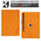 Tablet Case For Samsung Galaxy Tab S10 FE  /  S9 FE  /  S9 Rotating Stand Card Holder Smile Imprinted Microfiber Leather Cover - Khaki - 5