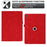 For Samsung Galaxy Tab A 10.1 (2019) Case Rotating Stand Card Holder Smile Imprinted Microfiber Leather Tablet Cover - Red - 5