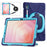 For Samsung Galaxy Tab S11 X730 /  X736 /  X736B Kickstand Case with Shoulder Strap TPU + PC + Silicone Tablet Cover  - Navy Blue - 3