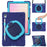For Samsung Galaxy Tab S11 X730 /  X736 /  X736B Kickstand Case with Shoulder Strap TPU + PC + Silicone Tablet Cover  - Navy Blue - 4