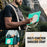 For Samsung  Galaxy Tab A11+ Kickstand Case with Shoulder Strap TPU + PC + Silicone Tablet Cover - Mint Green - 6