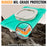 For Samsung Galaxy Tab A11+ Tablet Case TPU + PC + Silicone Cover Swivel Kickstand Handle Grip - Mint Green - 5
