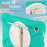 For Samsung Galaxy Tab A11 Kickstand Case TPU PC Silicone Tablet Cover with Shoulder Strap - Mint Green - 2