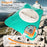 For Samsung Galaxy Tab A11 Kickstand Case TPU PC Silicone Tablet Cover with Shoulder Strap - Mint Green - 3