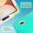 For Samsung Galaxy Tab A11 Kickstand Case TPU PC Silicone Tablet Cover with Shoulder Strap - Mint Green - 5