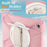 For Samsung Galaxy Tab A11+ Kickstand Case TPU PC Silicone Tablet Cover with Shoulder Strap - Pink - 2