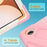 For Samsung Galaxy Tab A11+ Kickstand Case TPU PC Silicone Tablet Cover with Shoulder Strap - Pink - 5
