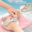 For Samsung Galaxy Tab A11+ Kickstand Case TPU PC Silicone Tablet Cover with Shoulder Strap - Pink - 7