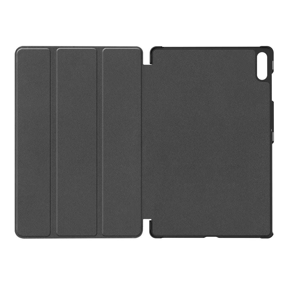 For Samsung Galaxy Tab S11 Ultra Case Anti-Drop Leather Stand Tablet Cover - Black - 3