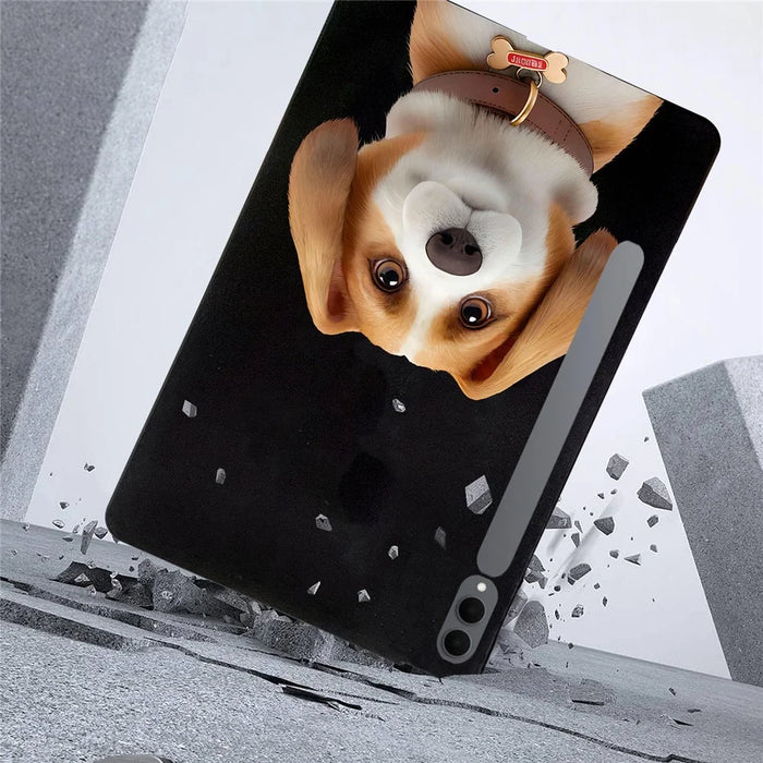 For Samsung Galaxy Tab S11 Ultra Case Pattern Printing Slim TPU Tablet Protective Cover - Harrier - 3