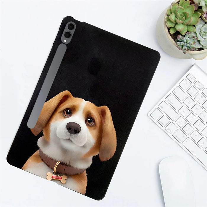 For Samsung Galaxy Tab S11 Ultra Case Pattern Printing Slim TPU Tablet Protective Cover - Harrier - 4