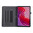 For Lenovo Tab M11 Case Foldable Stand Leather Tablet Cover with Handheld Wristband - Black - 2