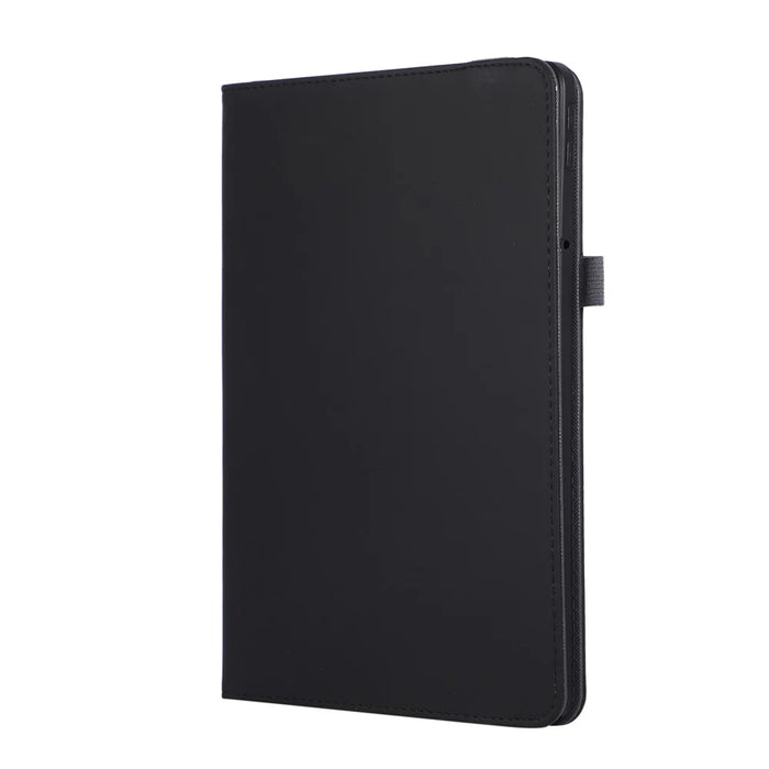 For Lenovo Tab M11 Case Foldable Stand Leather Tablet Cover with Handheld Wristband - Black - 6