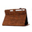 For Samsung Galaxy Tab S8 / S7 Case Imprinted Plum Blossom Stand Card Slots Leather Tablet Cover with Auto Sleep / Wake - Brown - 4