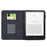 For Amazon Kindle Paperwhite (2024) Case Imprinted Plum Blossom Stand Card Slots Leather Tablet Cover with Auto Sleep / Wake - Black - 2