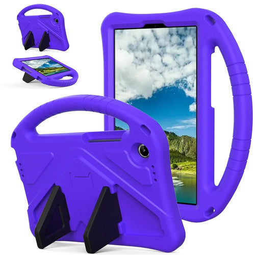 For Lenovo Tab K9 Case EVA Tablet Cover with Handle Kickstand Children Friendly - Purple - 1