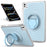 For iPad Pro 11 (2025) / (2024) Case Kickstand Wave Pattern Shockproof TPU + PC Tablet Cover - Baby Blue - 1