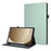 For Samsung Galaxy Tab A11+ / A9+ Case Foldable Stand Leather Tablet Cover with Handheld Wristband - Green - 1