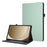 For Samsung Galaxy Tab A11 / A9 Case Foldable Stand Leather Tablet Cover with Handheld Wristband - Green - 1