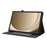 For Samsung Galaxy Tab A11 / A9 Case Foldable Stand Leather Tablet Cover with Handheld Wristband - Green - 4
