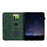 For Samsung Galaxy Tab S11 Case Card Slots Stand Rhombus Auto Wake / Sleep Leather Cover - Green - 2