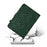 For Samsung Galaxy Tab S11 Case Card Slots Stand Rhombus Auto Wake / Sleep Leather Cover - Green - 5