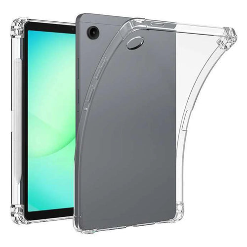 For Samsung Galaxy Tab A11 Case Reinforced Four Corner Anti-Drop Clear TPU Tablet Cover with Pen Slot - 1