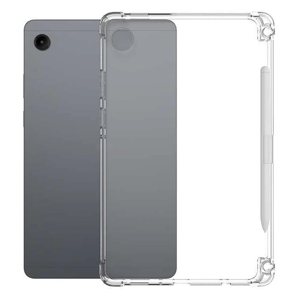 For Samsung Galaxy Tab A11 Case Reinforced Four Corner Anti-Drop Clear TPU Tablet Cover with Pen Slot - 2