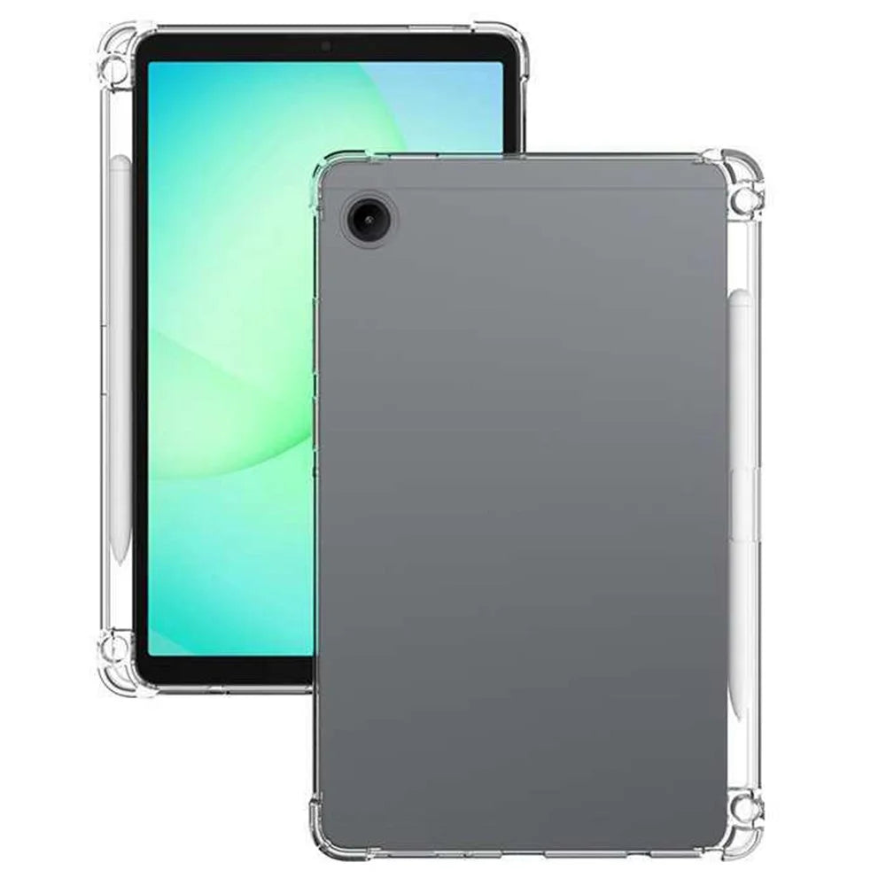 For Samsung Galaxy Tab A11 Case Reinforced Four Corner Anti-Drop Clear TPU Tablet Cover with Pen Slot - 4