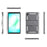 For Samsung Galaxy Tab A11 Clear Case Kickstand Shockproof TPU + PC Tablet Cover with Pen Slot - 7