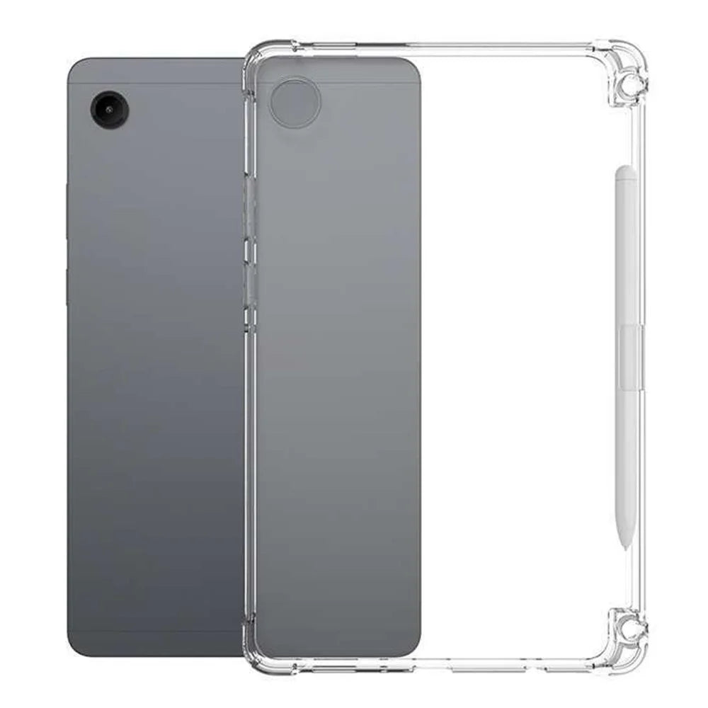 For Samsung Galaxy Tab A11+ Case Reinforced Four Corner Anti-Drop Clear TPU Tablet Cover with Pen Slot - 2