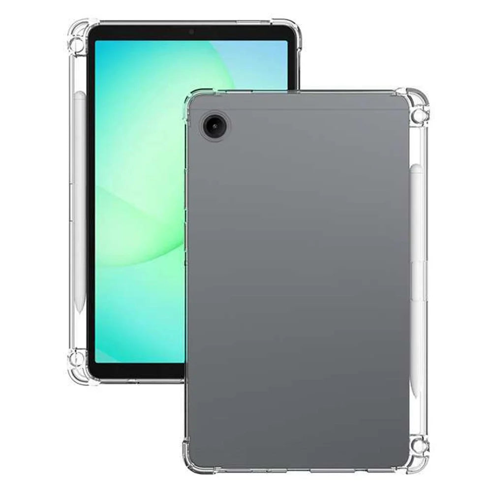 For Samsung Galaxy Tab A11+ Case Reinforced Four Corner Anti-Drop Clear TPU Tablet Cover with Pen Slot - 3