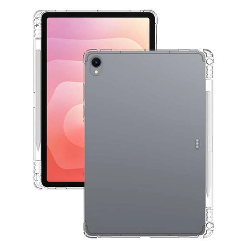 For Samsung Galaxy Tab S11 Case Reinforced Four Corner Anti-Drop Clear TPU Tablet Cover with Pen Slot - 1