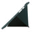 For Samsung Galaxy Tab A11 Case PU Leather+Silicone Origami Stand Protective Cover - Black - 4