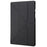 For Samsung Galaxy Tab A11 Case PU Leather+Silicone Origami Stand Protective Cover - Black - 6
