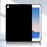 Tablet Case For iPad 9.7-inch (2018) / (2017) / Air 2 / Air , Slim Matte TPU Protective Cover - Black - 2