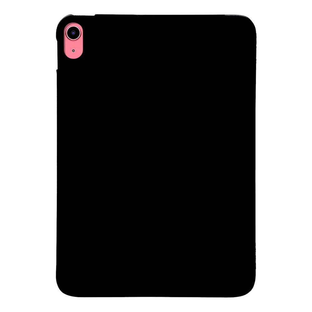 For iPad (2025) / 10.9 (2022) Case Slim Matte TPU Protective Tablet Cover - Black - 1