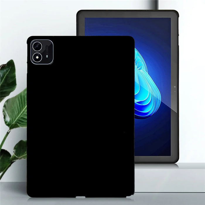For itel Pad One Case Slim Matte TPU Protective Tablet Cover - Black - 2