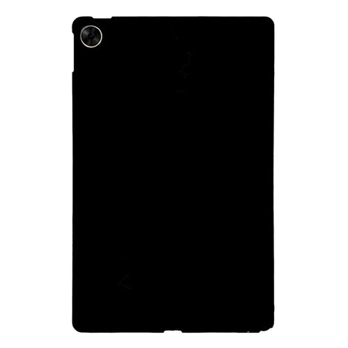 For Realme Pad Case Slim Matte TPU Protective Tablet Cover - Black - 1