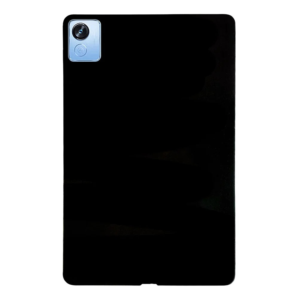 For Realme Pad X Case Slim Matte TPU Protective Tablet Cover - Black - 1