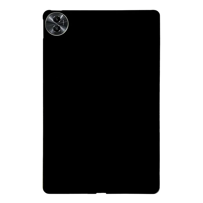 For Realme Pad 2 Case Slim Matte TPU Protective Tablet Cover - Black - 1