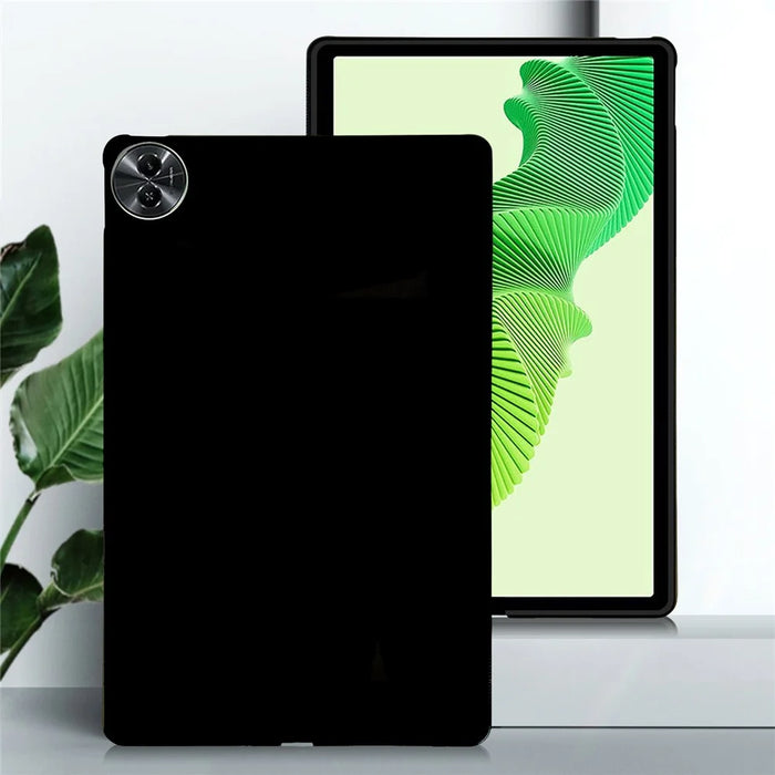For Realme Pad 2 Case Slim Matte TPU Protective Tablet Cover - Black - 2
