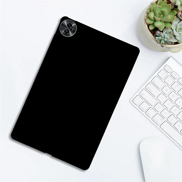 For Realme Pad 2 Case Slim Matte TPU Protective Tablet Cover - Black - 5