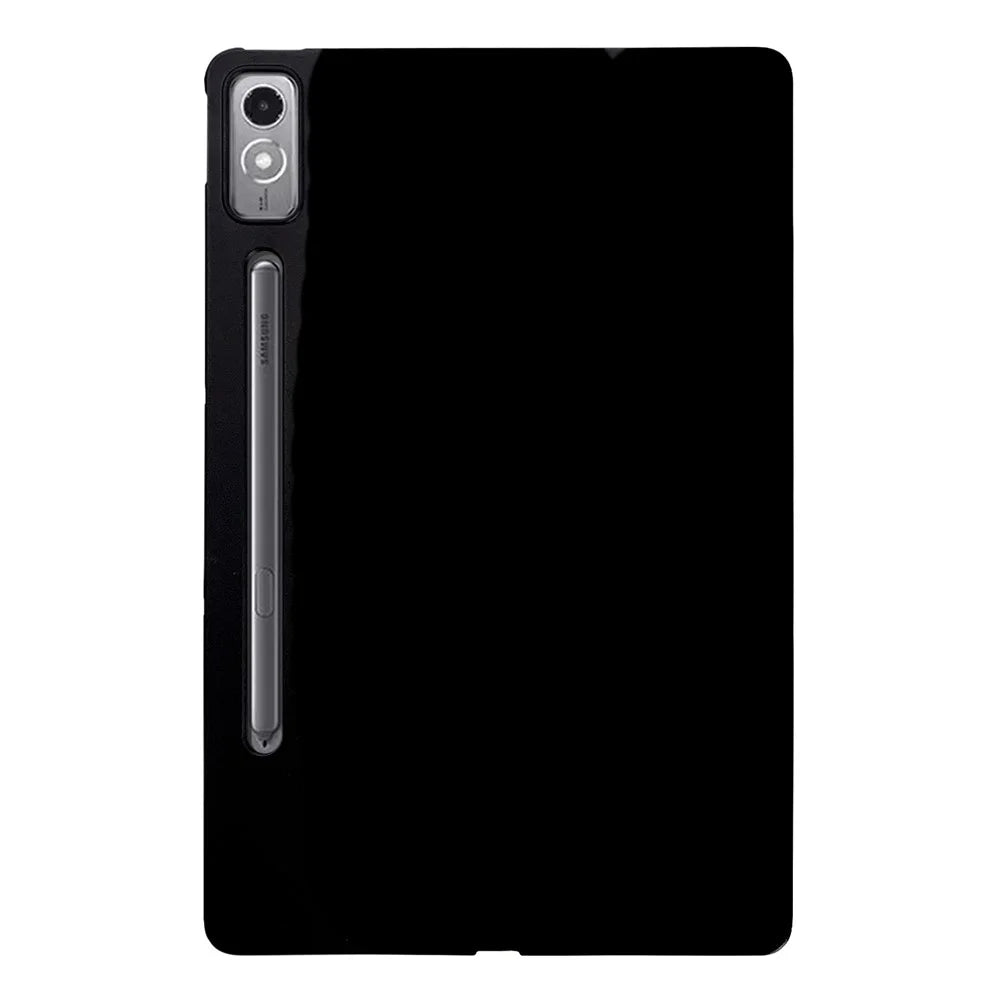 For Lenovo Tab P12 Case Slim Matte TPU Protective Tablet Cover - Black - 1