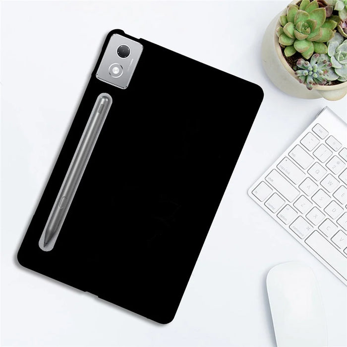 For Lenovo Tab P12 Pro 12.7 2025 / Xiaoxin Pad Pro 12.7 (2025) Case Slim Matte TPU Protective Tablet Cover - Black - 5