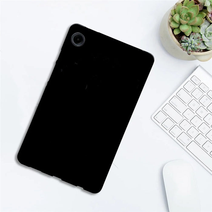 For Samsung Galaxy Tab A11 / Tab A9 Case Slim Matte TPU Protective Tablet Cover - Black - 4